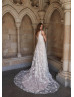 V Neck Ivory Exquisite Lace Tulle Dreamy Wedding Dress